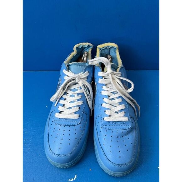 Nike Air Force 1 Low Off-White MCA University Blue Virgil- Size 8.5 not sure if - Picture 4 of 6